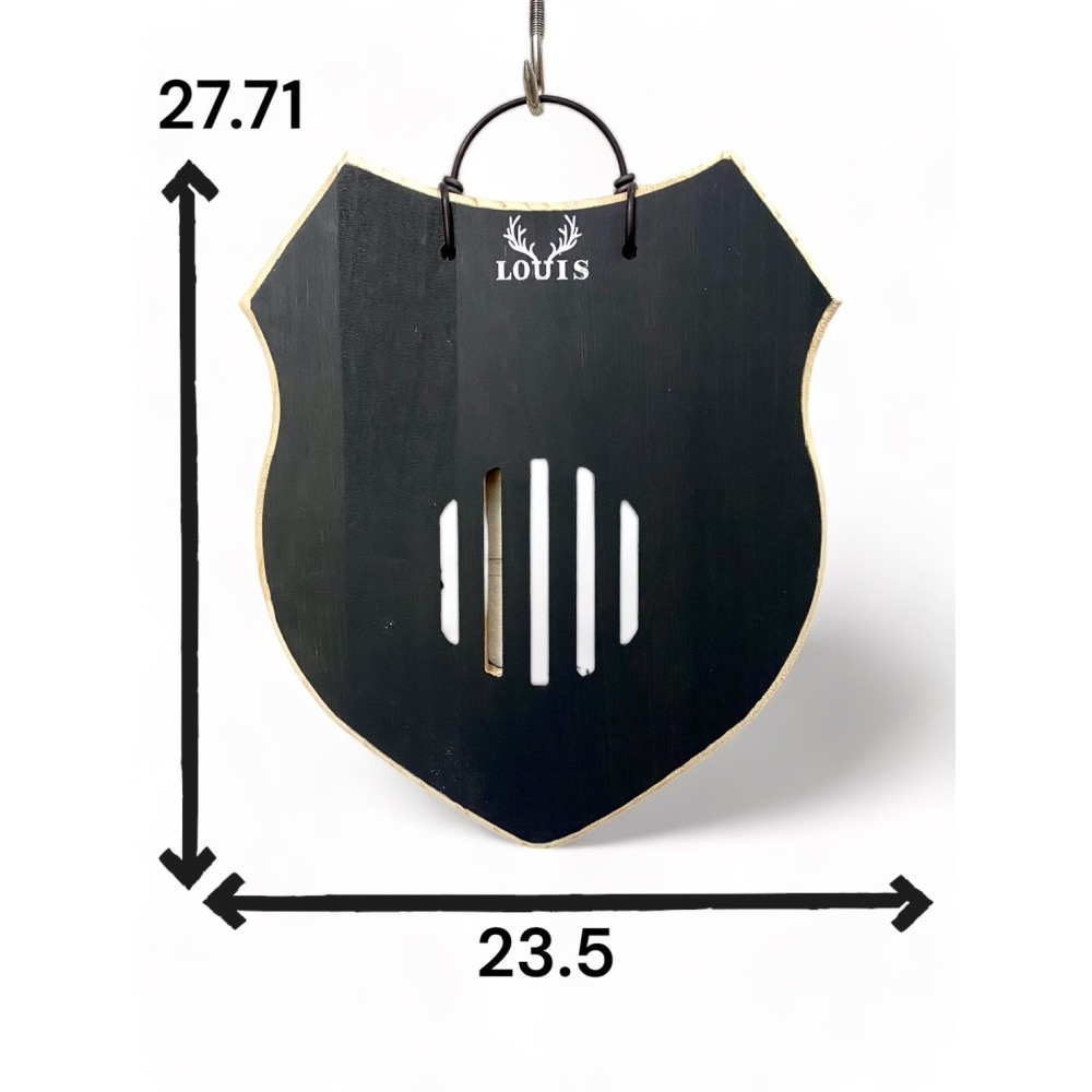 【鹿藝仕】中盾牌系列木蠟板 鹿角蕨 玉女 細菌上板 木植板 植栽板 指接板 圓邊處理 透氣孔-細節圖2