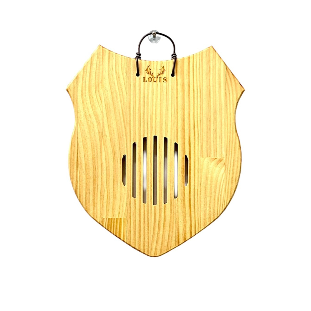 【鹿藝仕】大盾牌系列木蠟板 鹿角蕨 玉女 細菌上板 木植板 植栽板 指接板 圓邊處理 透氣孔-細節圖5