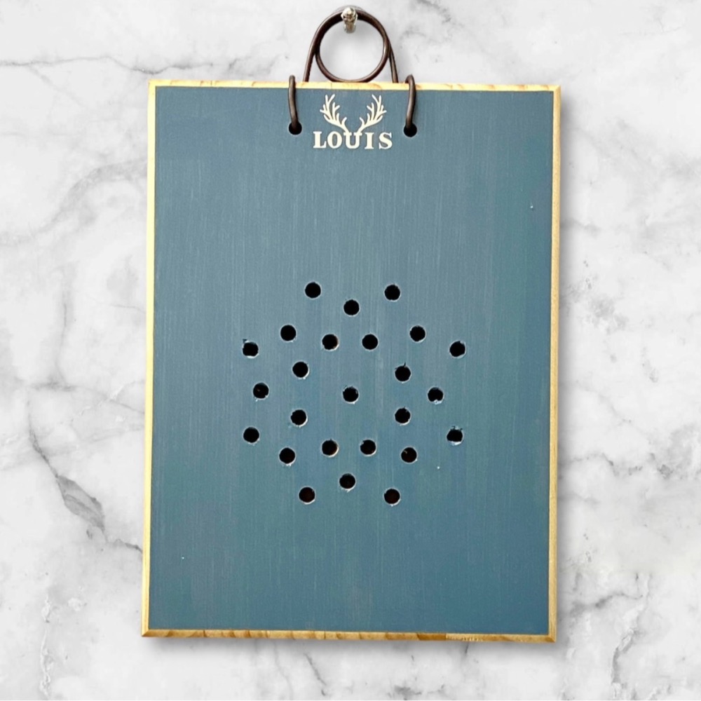 【鹿藝仕】指接板木蠟油小板  雙面著色 鹿角蕨 上板 木植板  圓邊處理 透氣孔-細節圖6