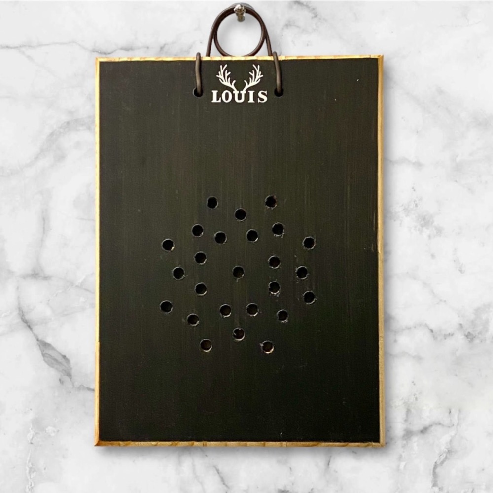 【鹿藝仕】指接板木蠟油小板  雙面著色 鹿角蕨 上板 木植板  圓邊處理 透氣孔-細節圖9