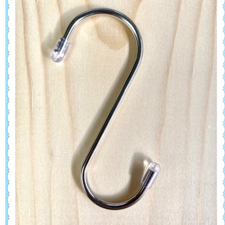 【鹿藝仕】304不鏽鋼S掛勾 不鏽鋼掛勾 白鐵掛勾(一組五入包裝)-細節圖2