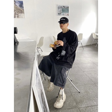 【PORY STORE】🇰🇷韓國 city boy 重磅 水洗 刷色 大口袋 工裝 牛仔 短褲 工裝褲 牛仔褲-細節圖3