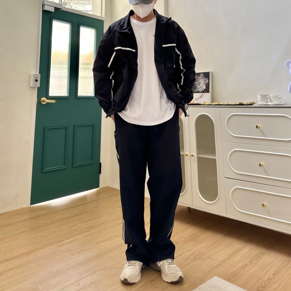 【PORY STORE】 🇰🇷韓國 線條 厚磅 風衣外套 休閒外套 衝鋒外套 男生外套 韓國外套 外套 男女皆可-細節圖5