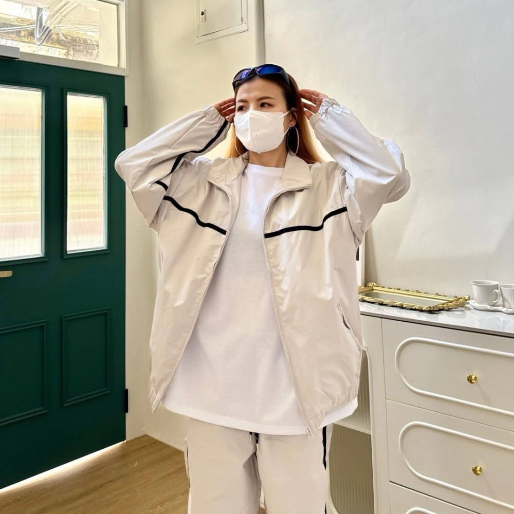 【PORY STORE】 🇰🇷韓國 線條 厚磅 風衣外套 休閒外套 衝鋒外套 男生外套 韓國外套 外套 男女皆可-細節圖9