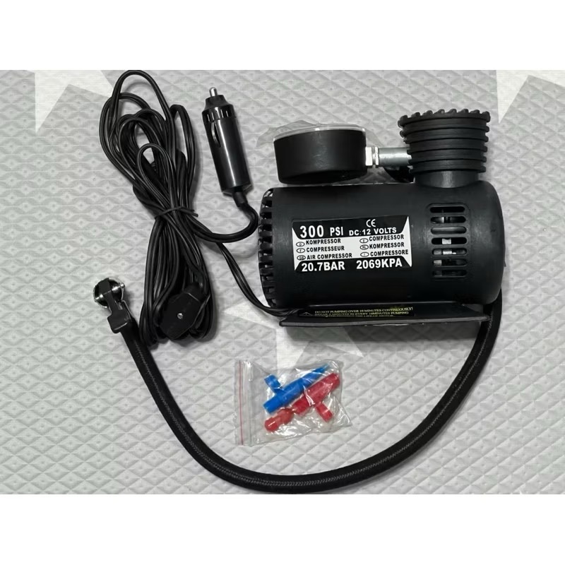 車用12V 300PSI 電動迷你打氣機-細節圖2