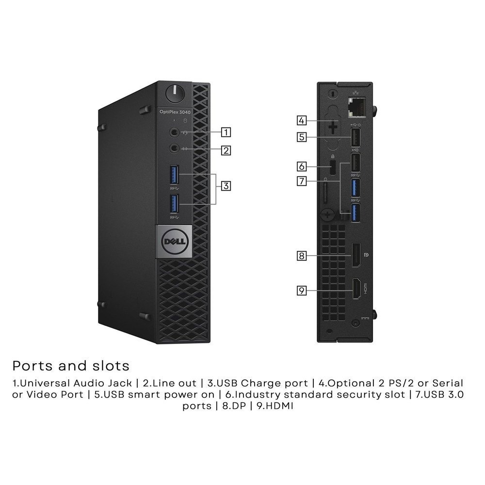 Dell OptiPlex 3040Micro 【內建HDMI】i3/i5 6th 4K撥放【興威】-細節圖4