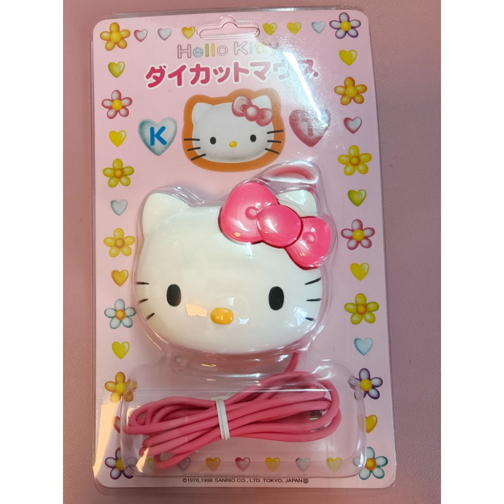 卡哇依凱蒂貓滑鼠 HELLO kitty ps2 埠 滾輪款。可使用 可收藏
