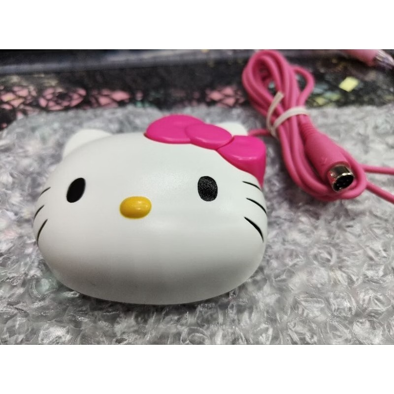 卡哇依凱蒂貓滑鼠 HELLO kitty ps2 埠 滾輪款。可使用 可收藏-細節圖4