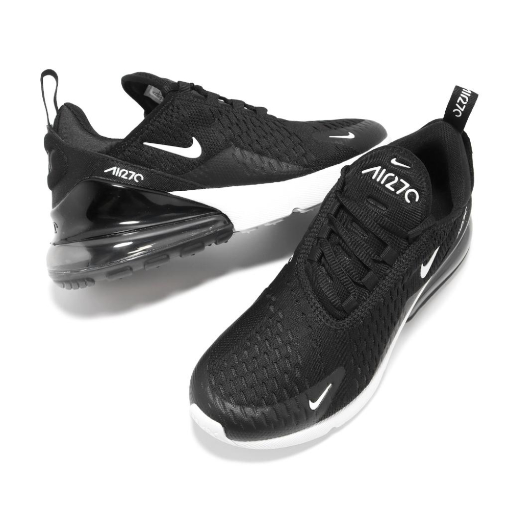 【NIKE】慢跑鞋 Wmns Air Max 270 黑 白 女鞋 大氣墊 AH6789-001-細節圖5