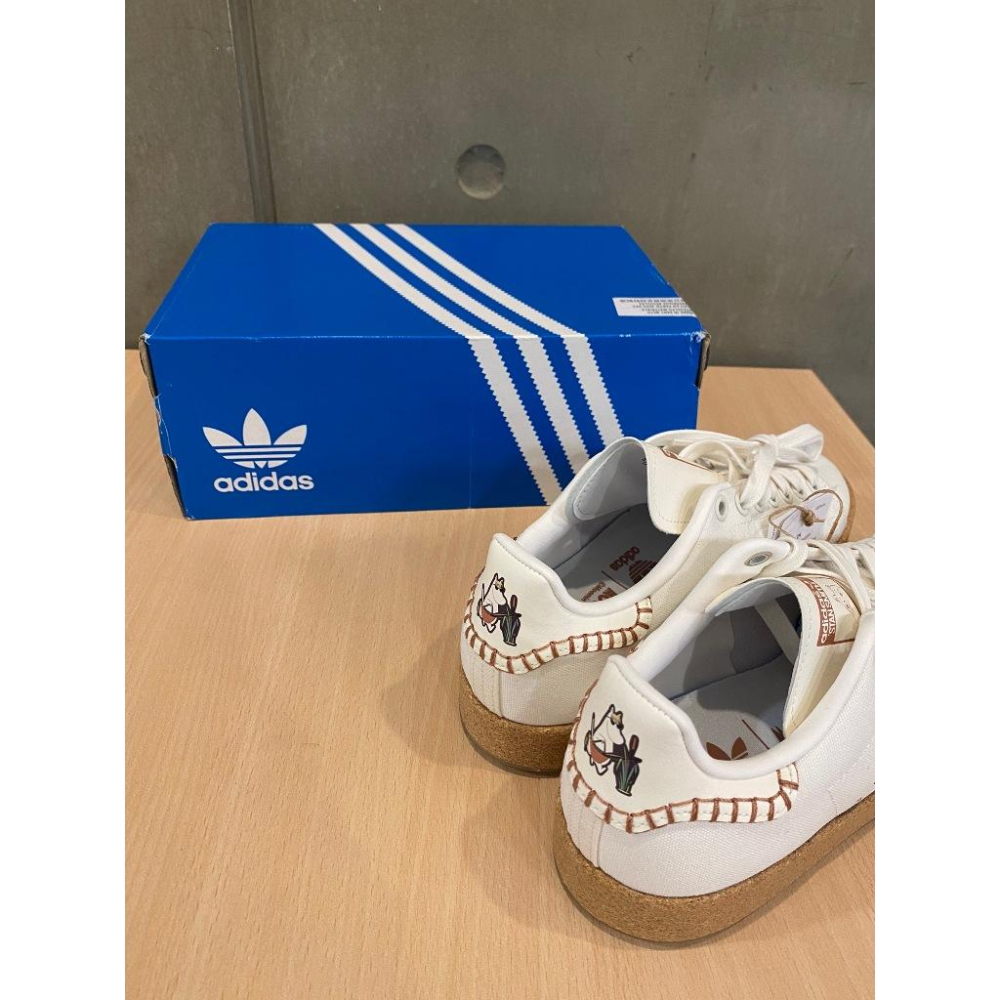 adidas X Moonmin Stan Smith W 女鞋 米白 聯名 嚕嚕米 愛迪達 ID6646-細節圖2