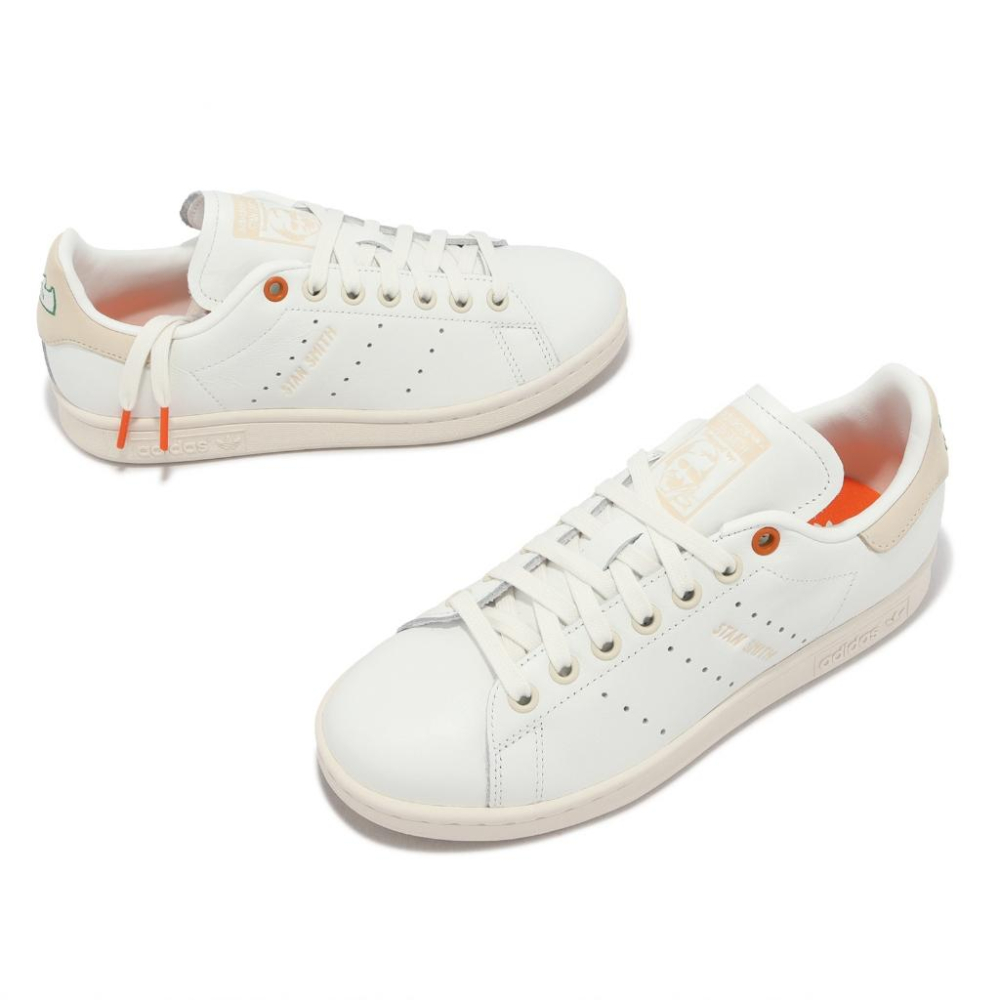 adidas 休閒鞋 Stan Smith W 女鞋 白 米白 皮革 低筒 愛迪達 小白鞋 ID4541-細節圖5