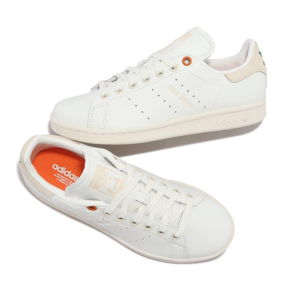 adidas 休閒鞋 Stan Smith W 女鞋 白 米白 皮革 低筒 愛迪達 小白鞋 ID4541-細節圖6