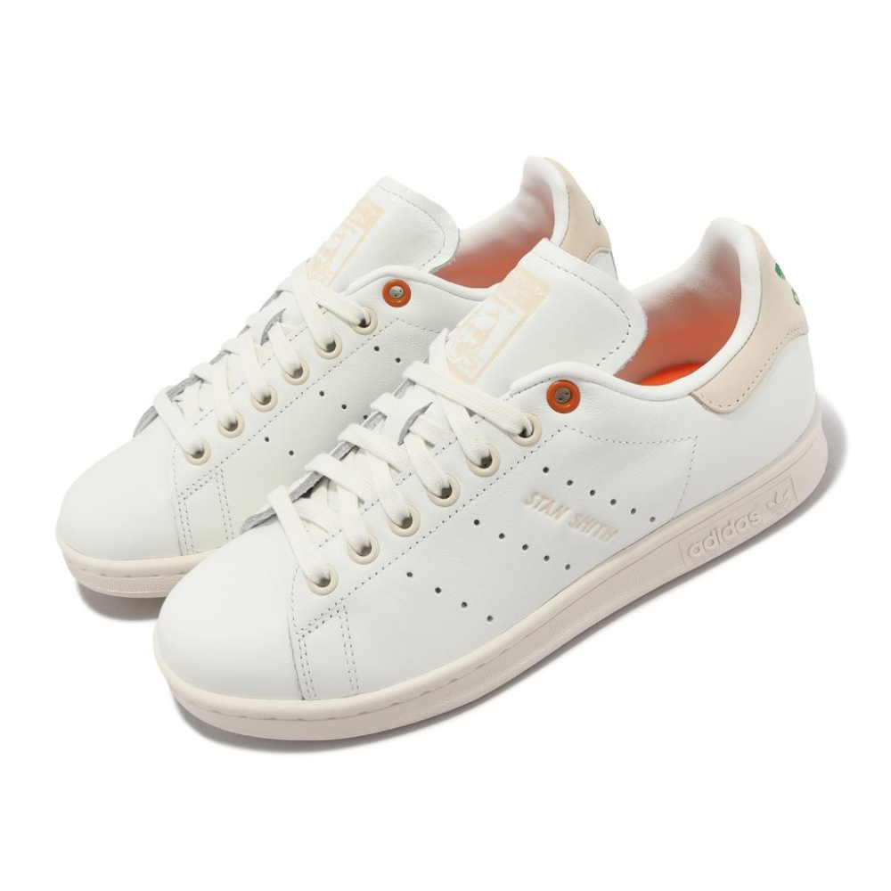 adidas 休閒鞋 Stan Smith W 女鞋 白 米白 皮革 低筒 愛迪達 小白鞋 ID4541-細節圖7