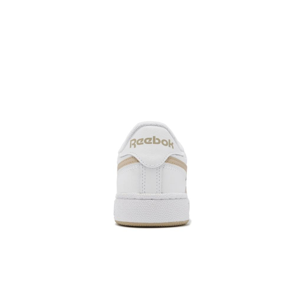 Reebok 休閒鞋 Club C Revenge 男鞋 女鞋 白 卡其 皮革 低筒 復古 情侶鞋 100074231-細節圖4