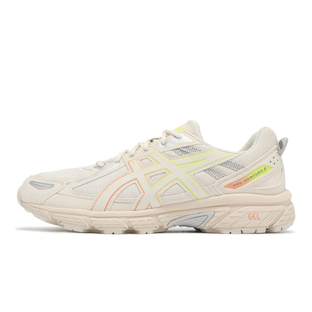 Asics 休閒鞋 GEL-Venture 6 男鞋 女鞋 米白 復古 亞瑟膠 情侶鞋 亞瑟士 1203A438100-細節圖2