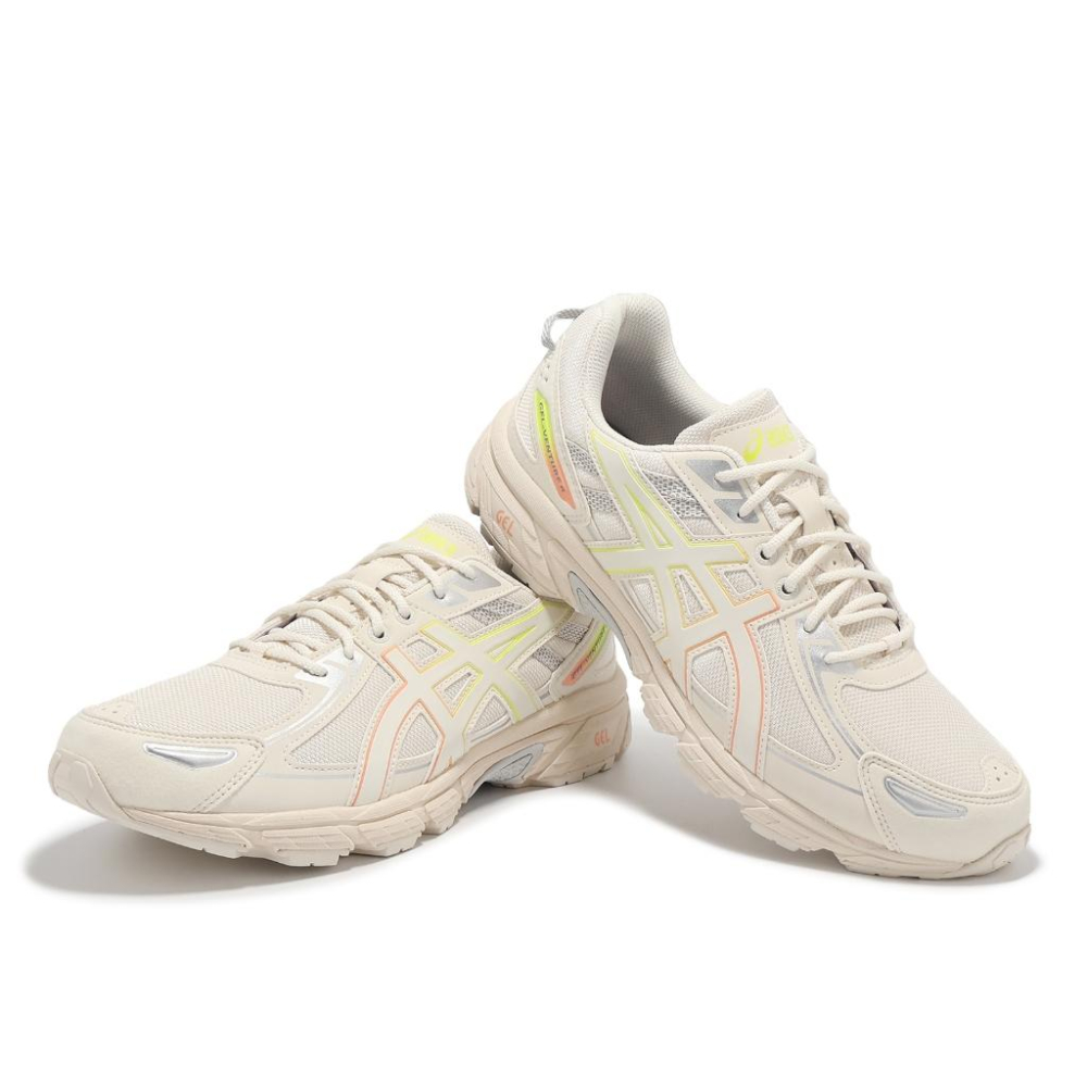 Asics 休閒鞋 GEL-Venture 6 男鞋 女鞋 米白 復古 亞瑟膠 情侶鞋 亞瑟士 1203A438100-細節圖7