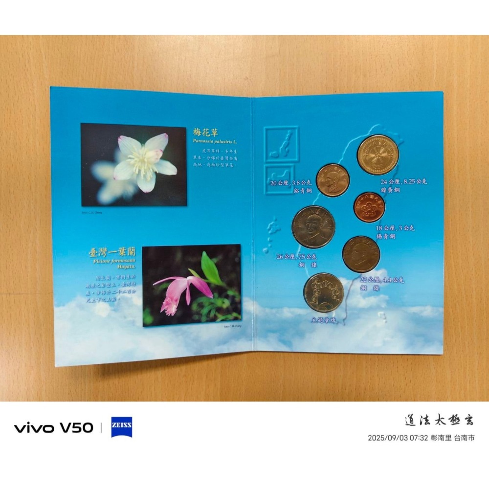 中央造幣廠 新臺幣硬幣套裝組合 民國84年【套幣】-細節圖2