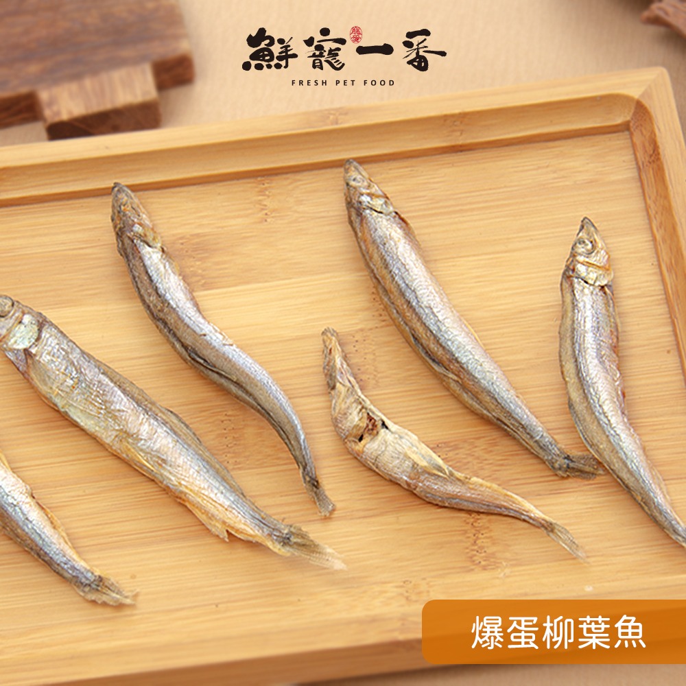 鮮寵一番- 爆蛋柳葉魚 單包/40g 柳葉魚 寵物肉乾 寵物鮮食 凍乾零食 天然寵物零食 貓零食-細節圖2