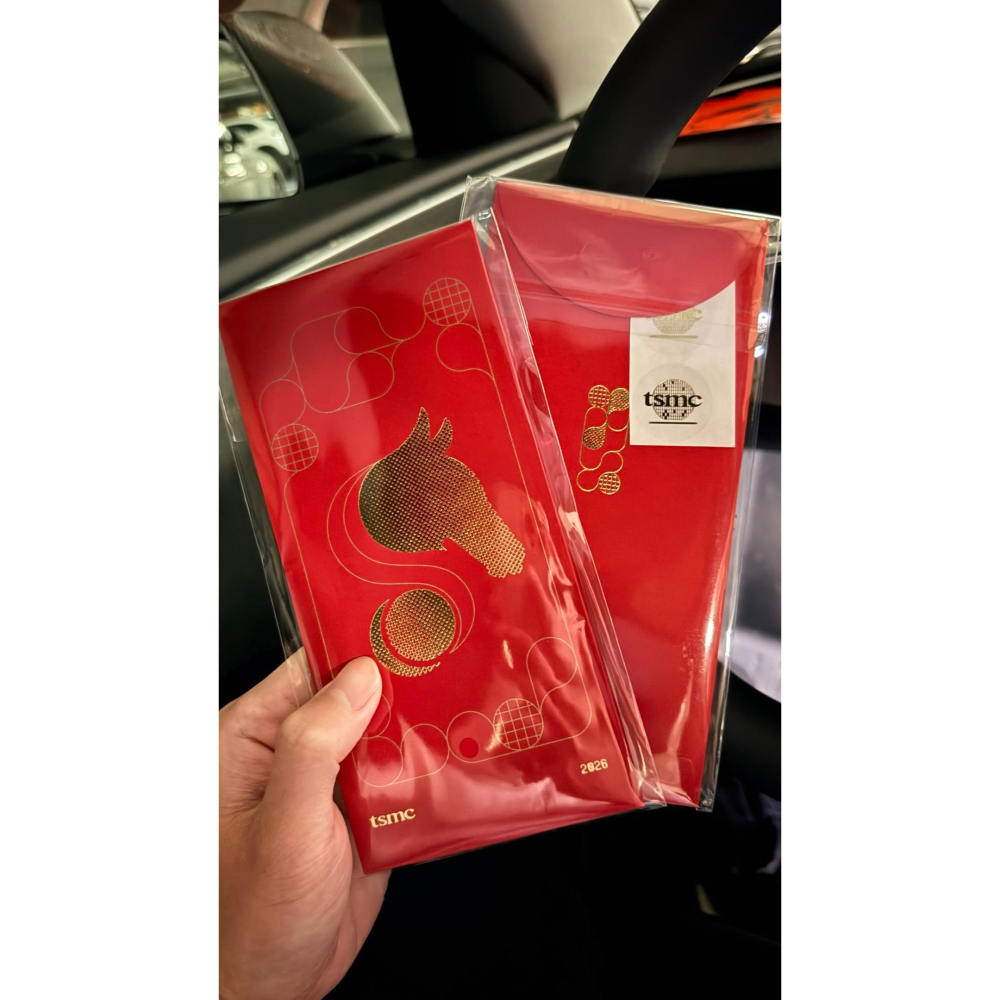 （現貨）2026台積電紅包袋 一包6入 馬年紅包袋 晶片馬 晶圓馬 共兩款-細節圖4