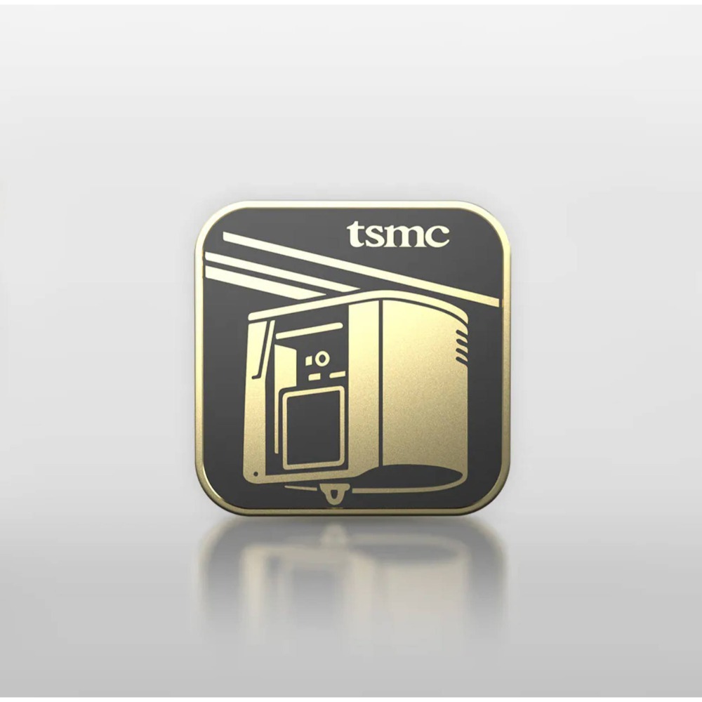 tsmc 台積電 磁吸式金屬徽章 限定款徽章 全新現貨-規格圖6