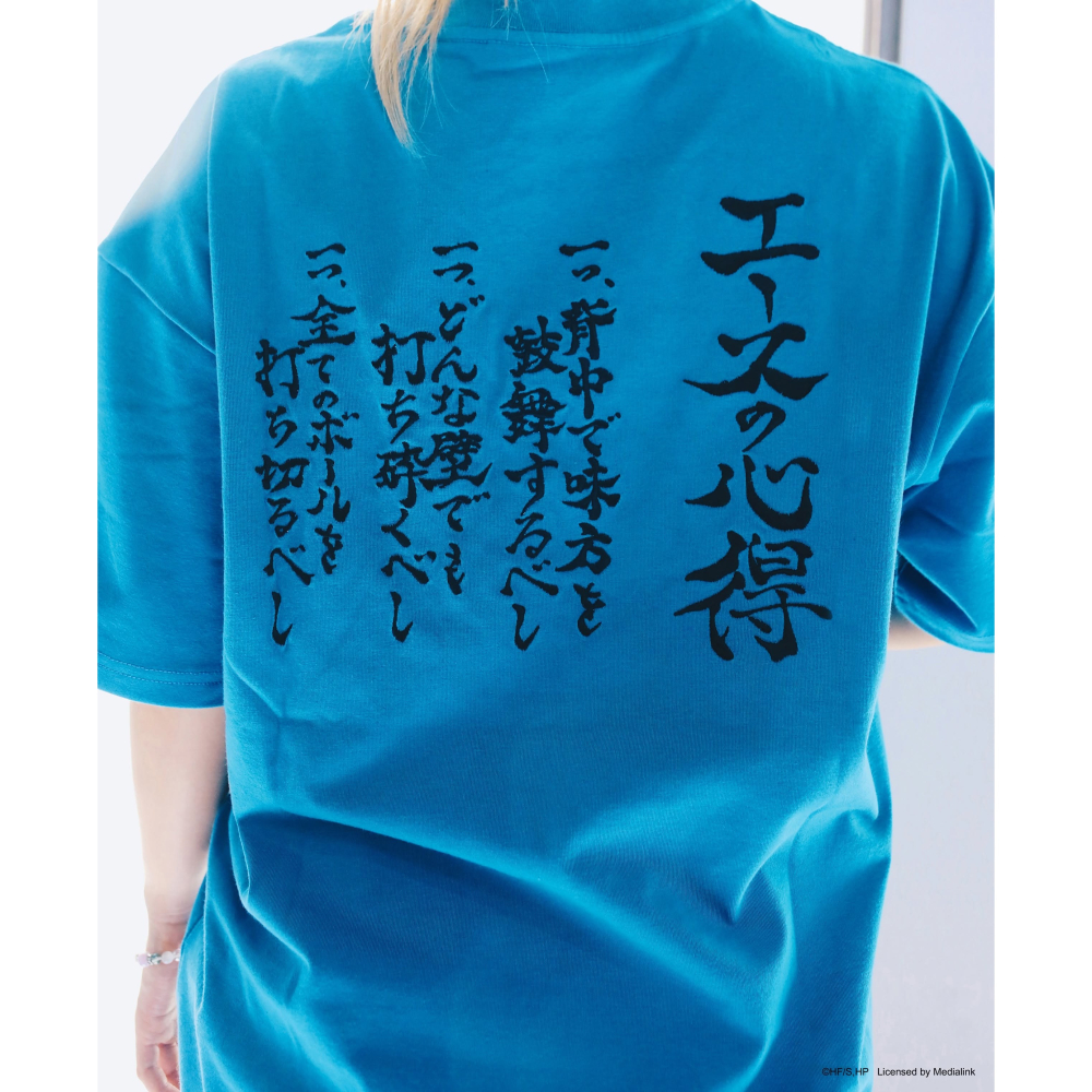 全新現貨 排球少年 Haikyuu × XRAGE   3XL 王牌的心得 短袖上衣 刺繡 限定聯名-細節圖4