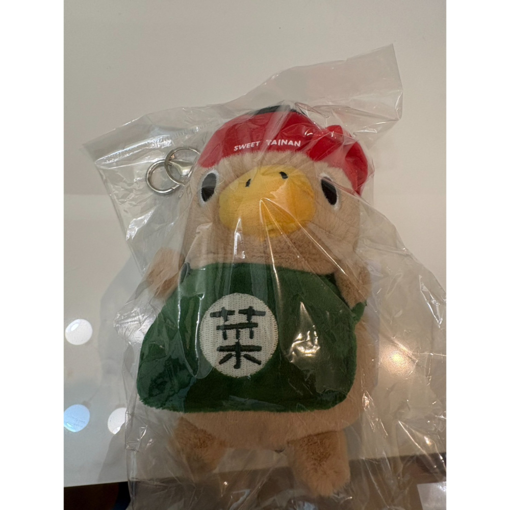 全新現貨 菜奇鴨 夜奇鴨 毛絨掛飾 娃娃吊飾 台南市限量聯名吉祥物-細節圖7