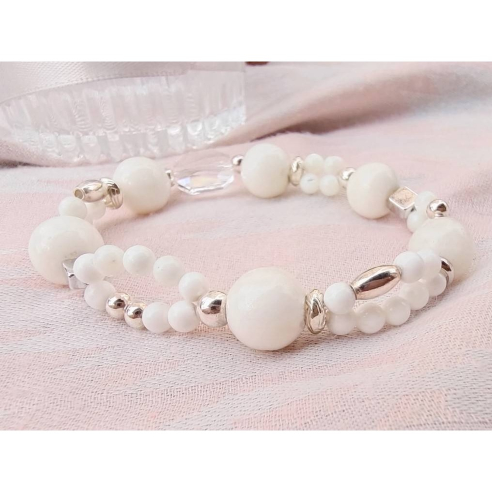 【好圓滿】滿願珍寶/龍宮舍利 硨磲珠 水晶 純銀飾品-細節圖2