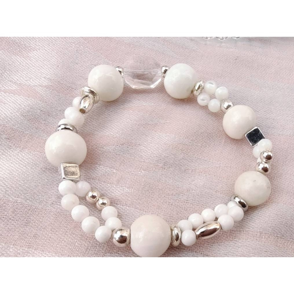 【好圓滿】滿願珍寶/龍宮舍利 硨磲珠 水晶 純銀飾品-細節圖6