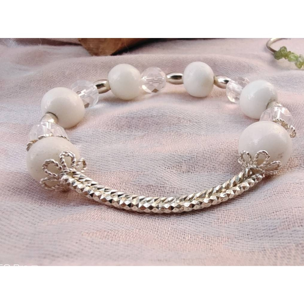 【好神聖】銀河聖光/龍宮舍利 鑚切水晶 純銀飾品-細節圖2