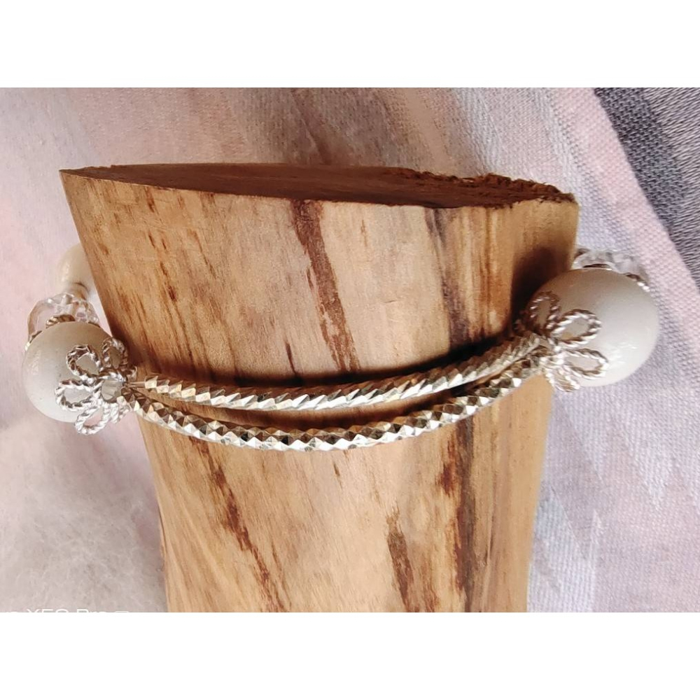 【好神聖】銀河聖光/龍宮舍利 鑚切水晶 純銀飾品-細節圖3