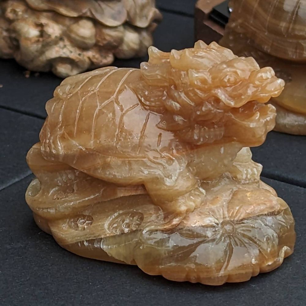 【運好氣】龍宮舍利龍龜 能量礦石 招財 守財 旺財 防小人 貴人運-細節圖2