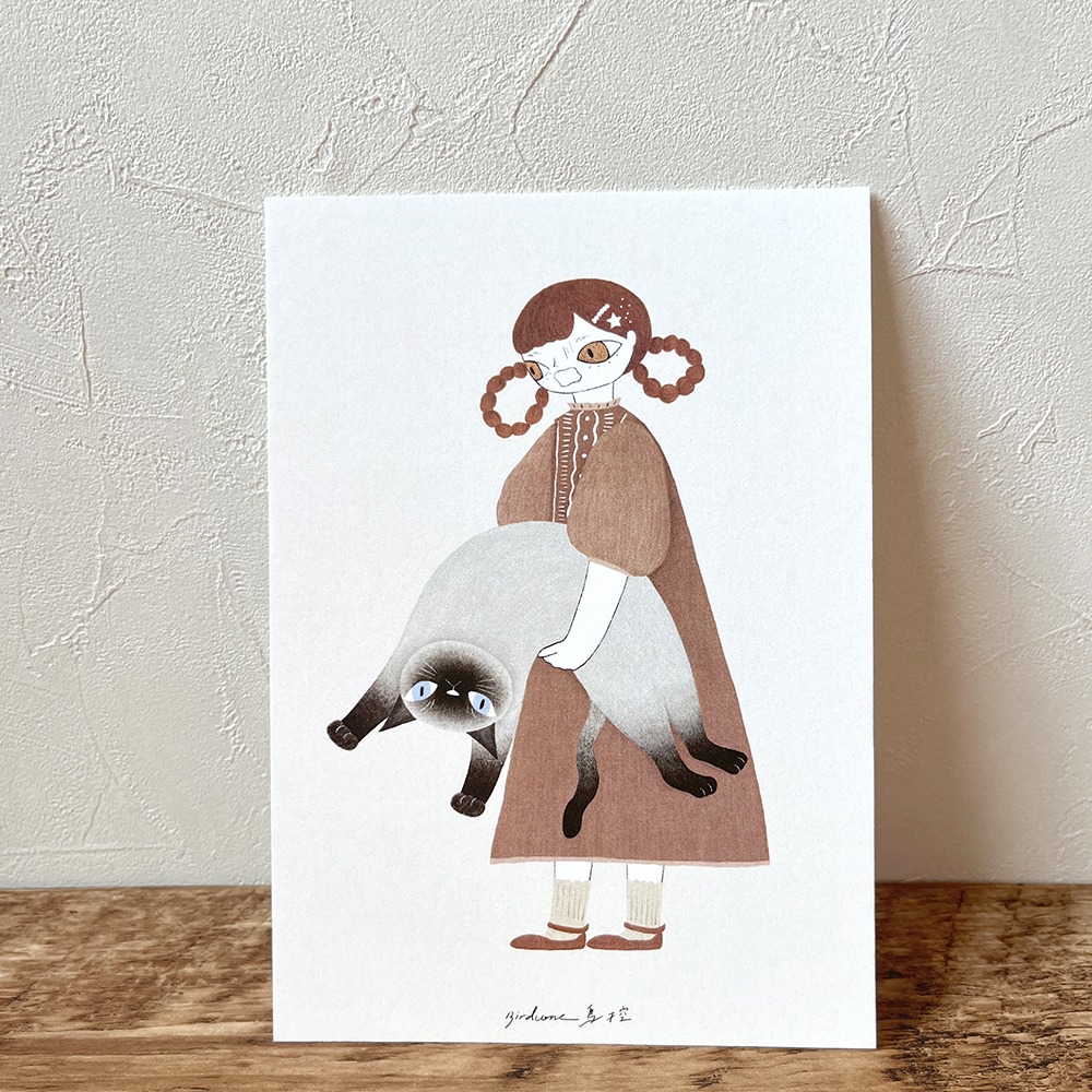 擁抱貓的日子 | 振作一點 / 明信片-細節圖2