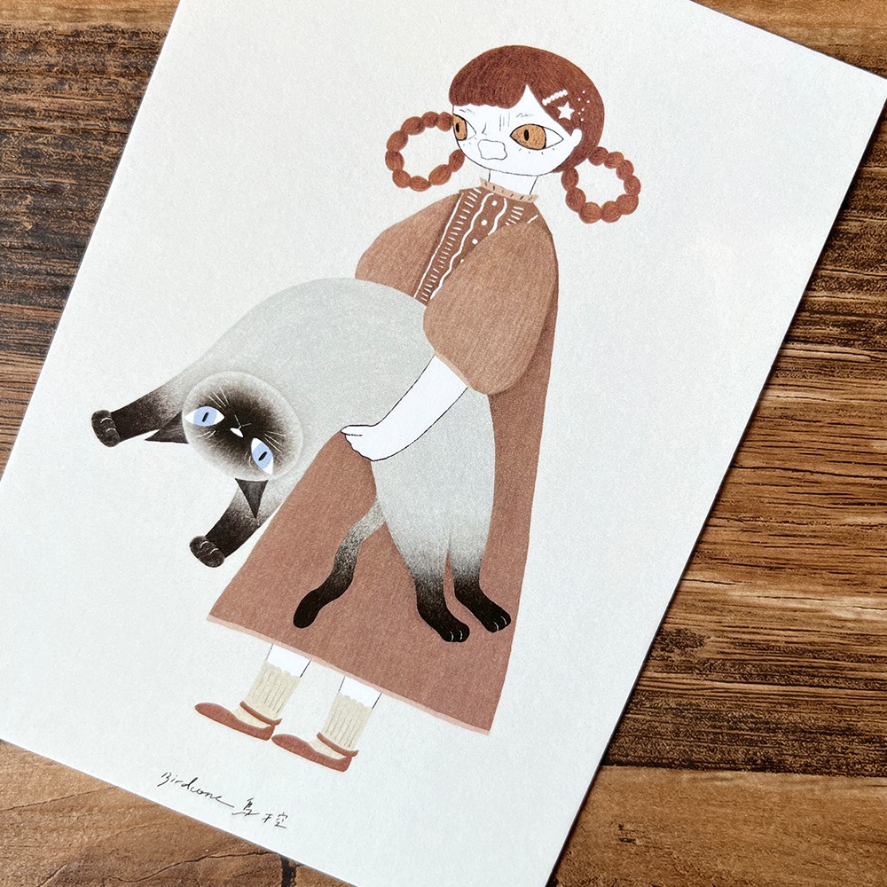 擁抱貓的日子 | 振作一點 / 明信片-細節圖3