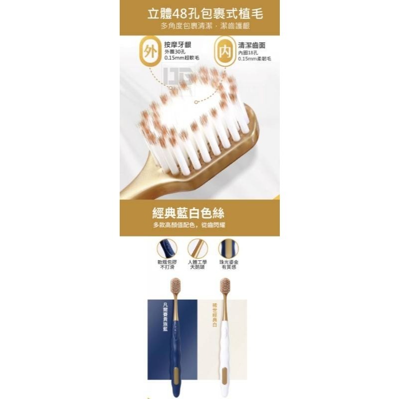 雙色絲柔軟毛牙刷組-6入-細節圖4