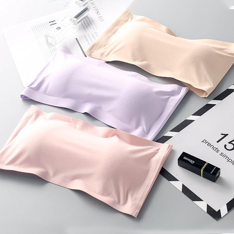 【D.studio】韓版冰絲無痕一字領小可愛 背心 衣服 女裝 上衣【V153】-細節圖5