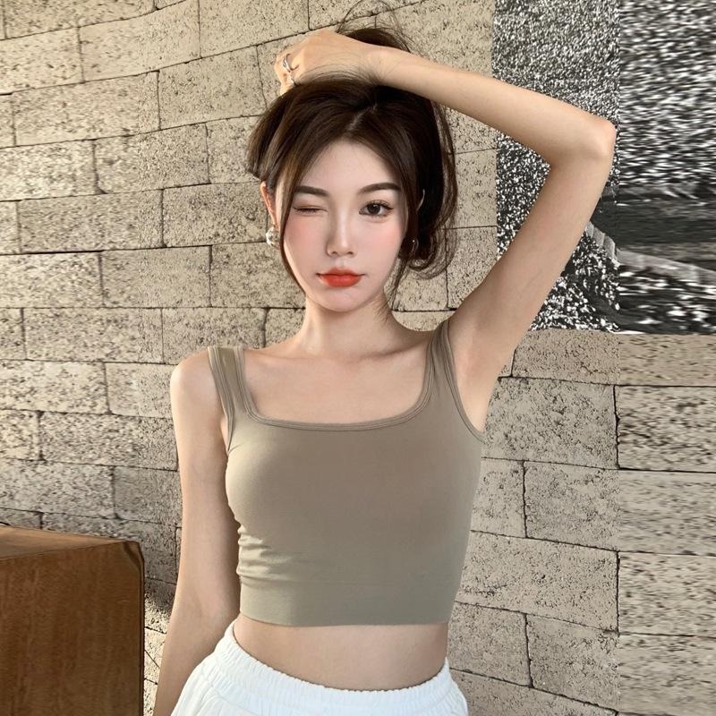 【D.studio】韓版U型美背外穿內搭高彈性運動背心 小可愛 背心 衣服 女裝 上衣【V167】-細節圖4