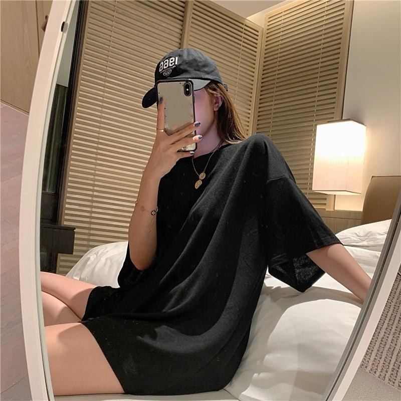 【D.studio】韓版露背寬鬆鏈條短袖上衣 衣服 女裝 t恤 短袖t恤 上衣【T385】-細節圖3