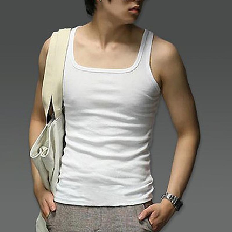 【D.studio】韓版方領素色休閒背心 背心 衣服 男裝 上衣【V309】-細節圖4