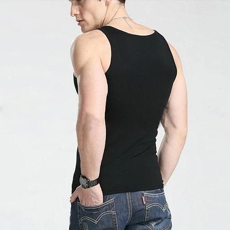 【D.studio】韓版方領素色休閒背心 背心 衣服 男裝 上衣【V309】-細節圖6