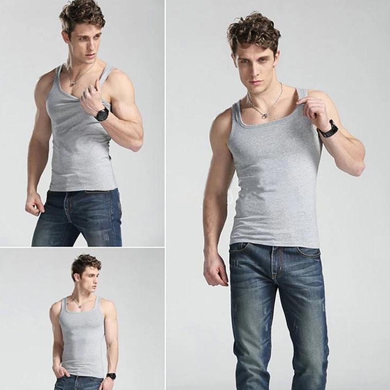 【D.studio】韓版方領素色休閒背心 背心 衣服 男裝 上衣【V309】-細節圖8