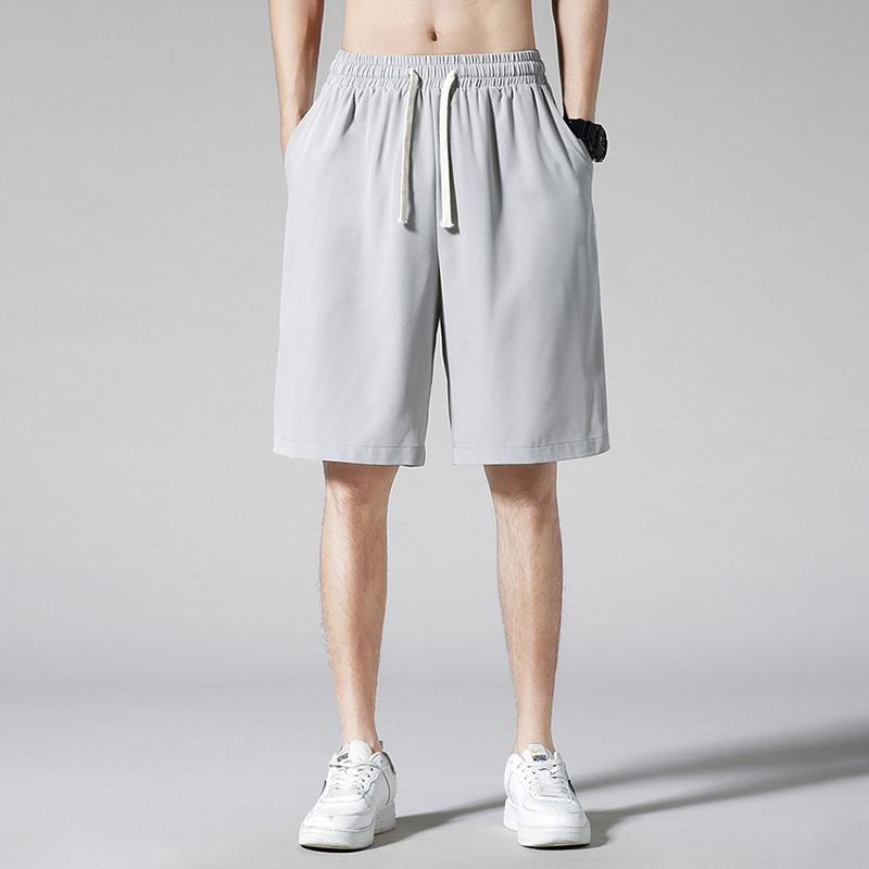 【D.studio】韓版冰絲寬鬆休閒短褲 短褲 褲子 男裝【P260】-細節圖4