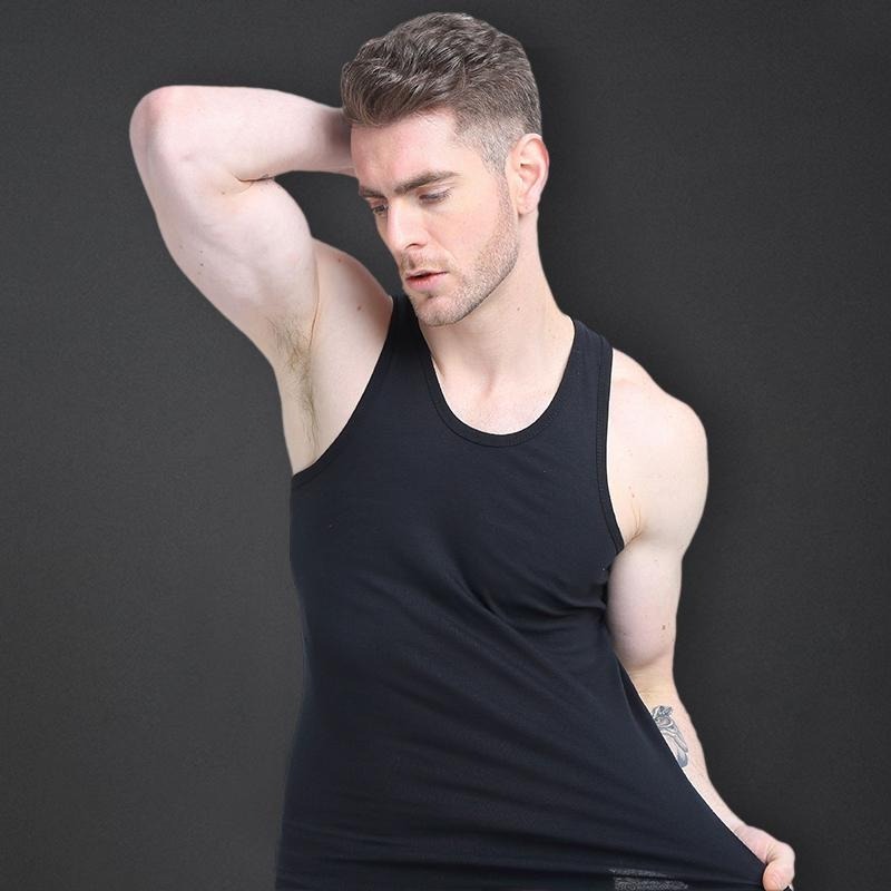 【D.studio】韓版緊身彈性基本運動背心 小可愛 背心 衣服 男裝 上衣【V308】-細節圖8