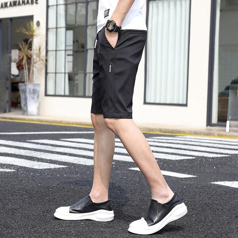 【D.studio】韓版夏季冰絲超薄款速乾寬鬆運動短褲 短褲 褲子 男裝【P240】-細節圖9