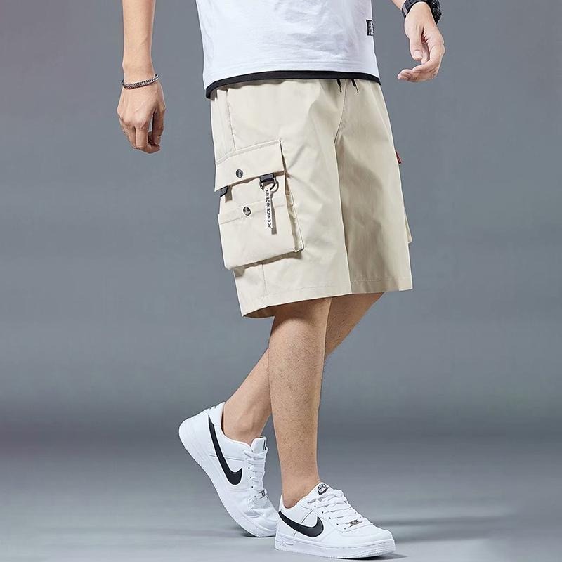 【D.studio】韓版寬鬆多口袋休閒褲 短褲 褲子 男裝【P253】-細節圖4