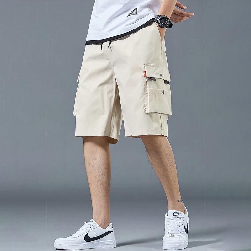 【D.studio】韓版寬鬆多口袋休閒褲 短褲 褲子 男裝【P253】-細節圖5