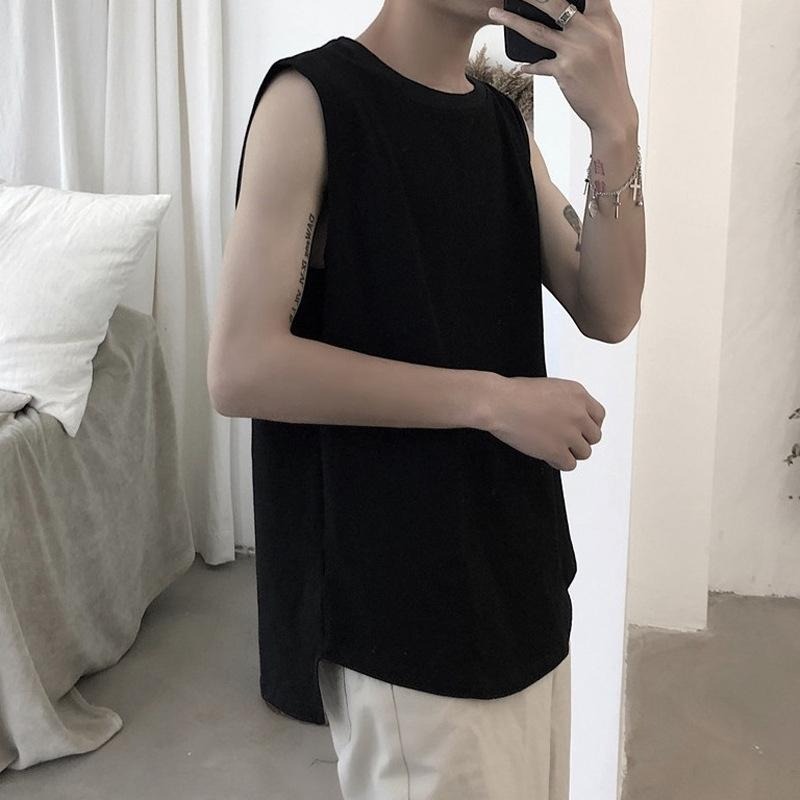 【D.studio】韓版寬鬆休閒運動無袖背心背心 衣服 女裝 上衣 男裝 衣服【V268】-細節圖5