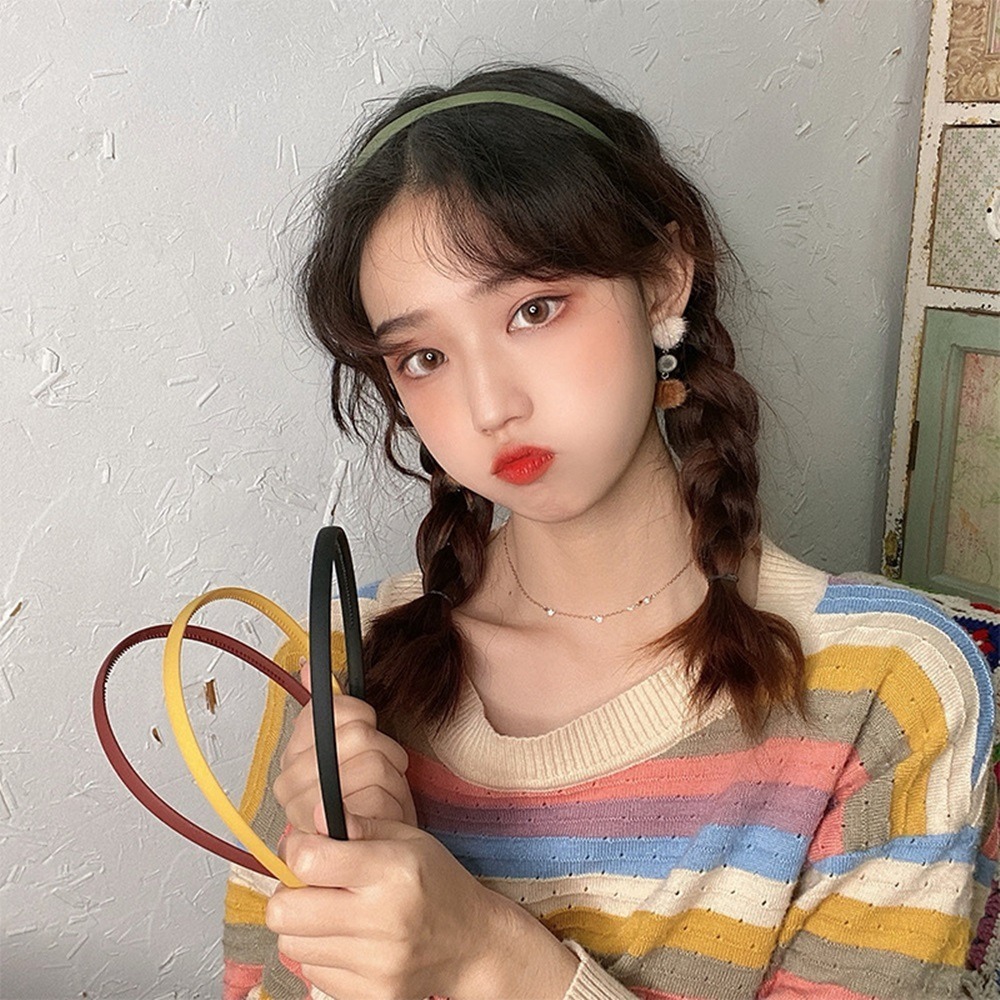 韓版簡約細磨砂髮箍 髮飾 髮箍 頭飾 飾品 配件【N102】-細節圖3