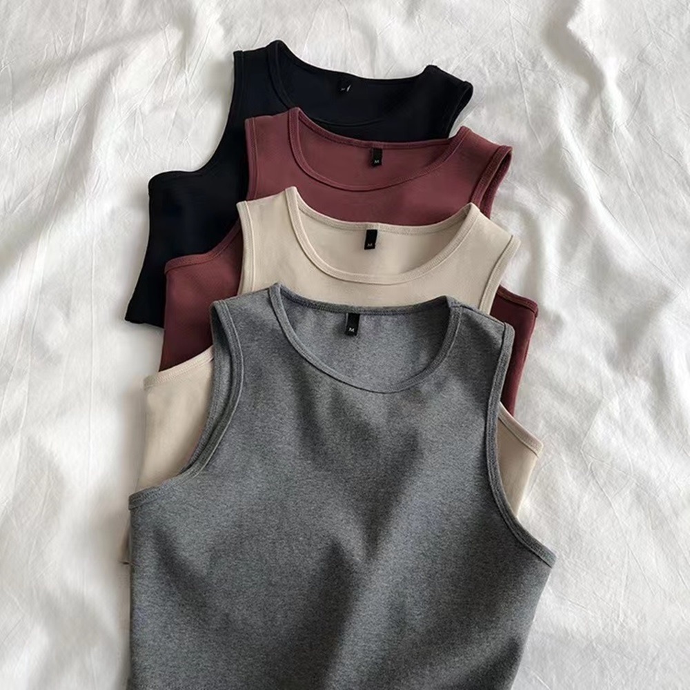 【D.studio】韓版顯瘦彈性內搭短版背心 上衣 小可愛 女裝 背心女 衣服 短版上衣 短板上衣【V240】-細節圖2