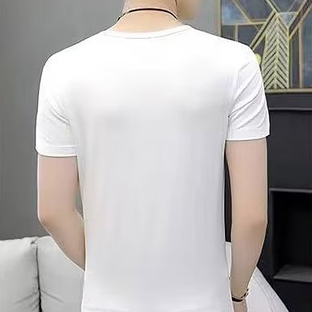 【D.studio】韓版圓領修身型短袖上衣 短袖t恤 寬鬆上衣 素T 男裝 衣服 短袖男【T596】-細節圖10