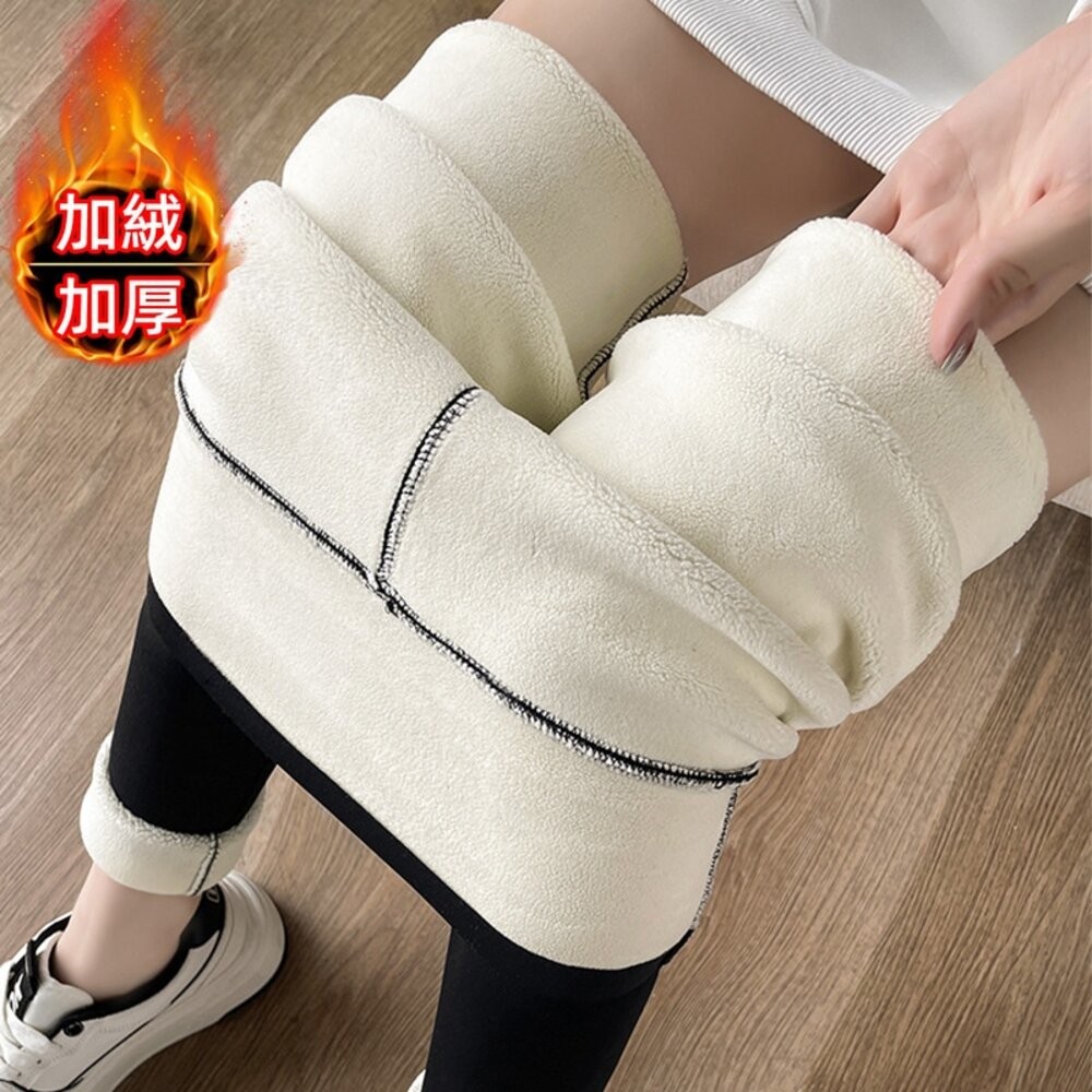 【台灣發貨】韓版收腹提臀顯瘦鯊魚褲 寬褲 褲子 女裝【P140】-規格圖9
